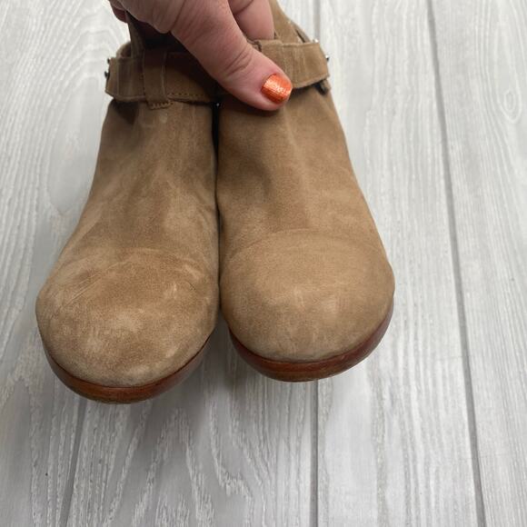 Rag & Bone Women's Tan The Harrow Suede Ankle Boots Size 9 Italian 39 - Picture 11 of 12